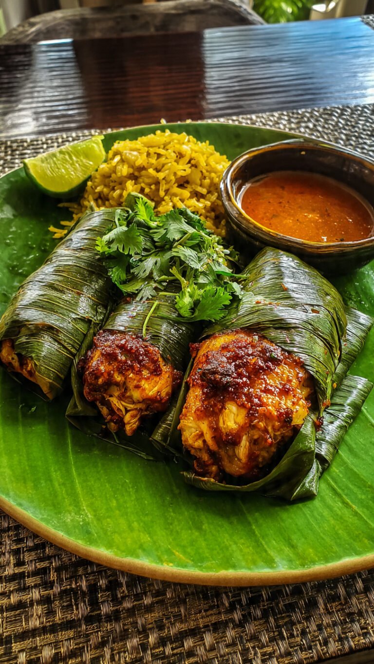 Receta de mixotes de pollo 1 Mixiotes de pollo