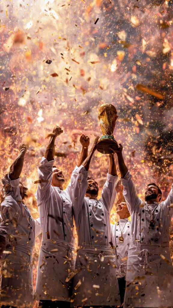 chefs con la copa